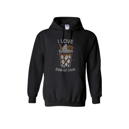 Rhinestone Boo-ba Drink Hoodie