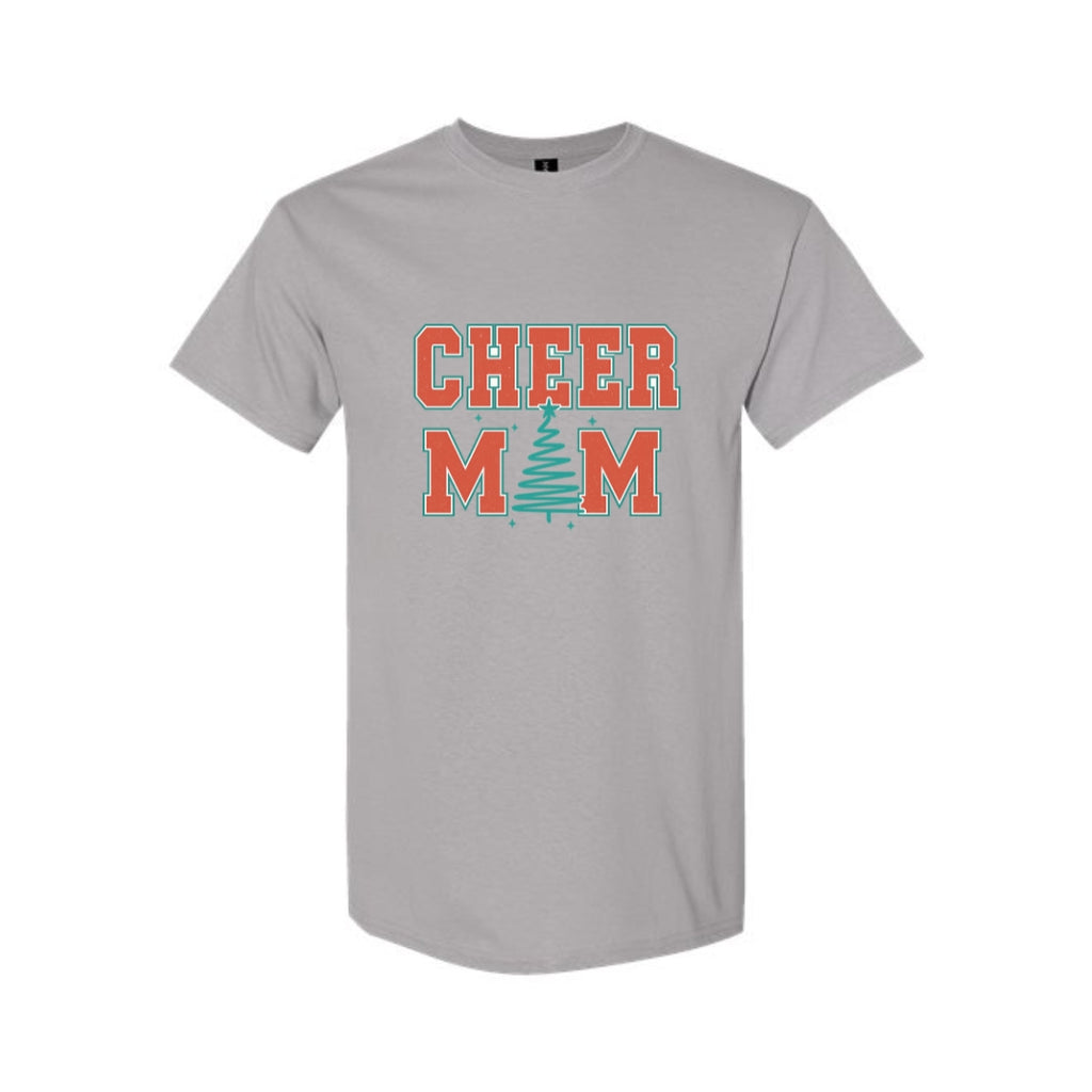 Holiday Shirt - Festive “Cheer Mom” Christmas Apparel – Perfect Holiday Spirit Wear for Cheer Moms