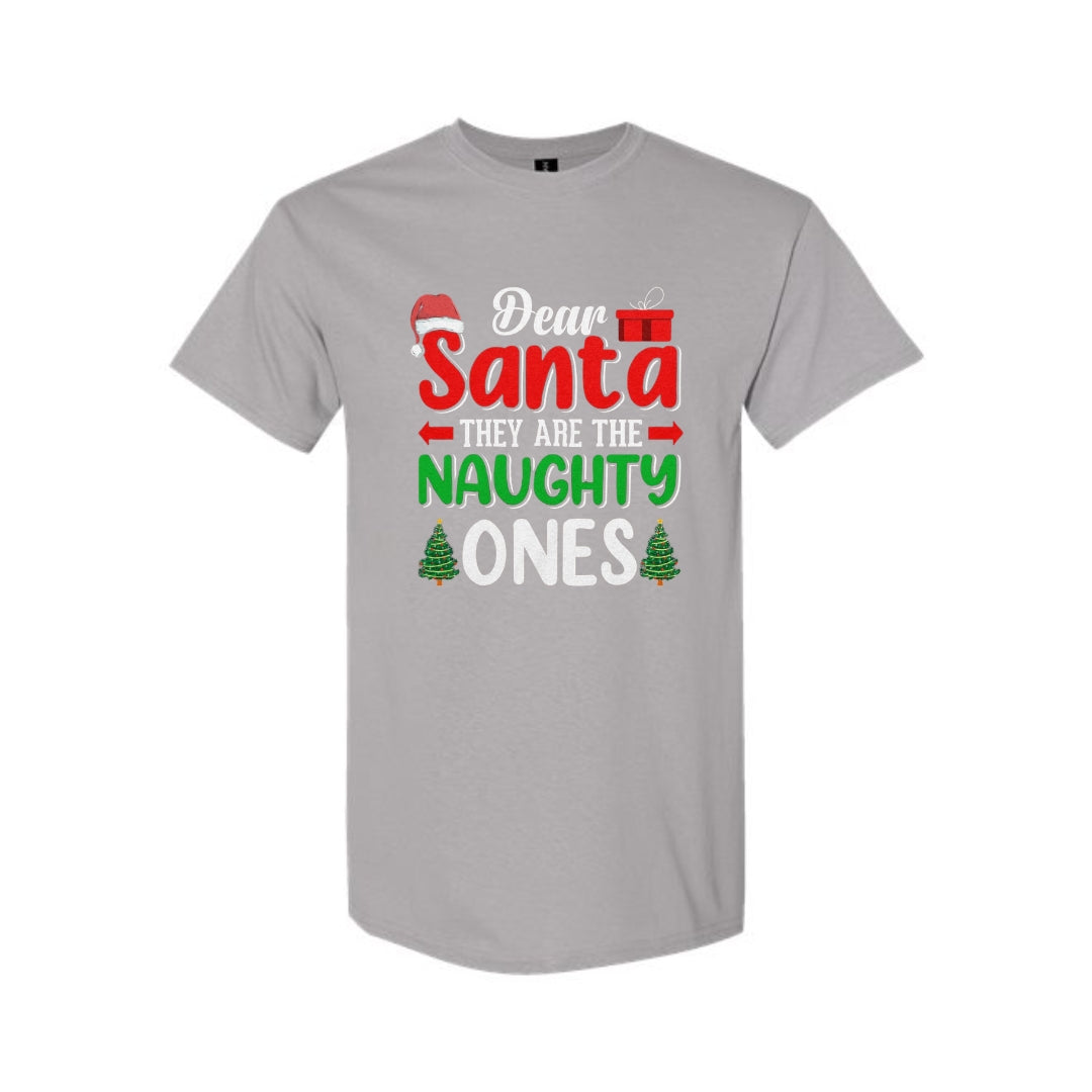FUNNY HOLIDAY SHIRT:Dear Santa, They Are the Naughty Ones