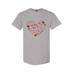 Minimalist Holiday Shirt - Festive Heart Christmas Icons