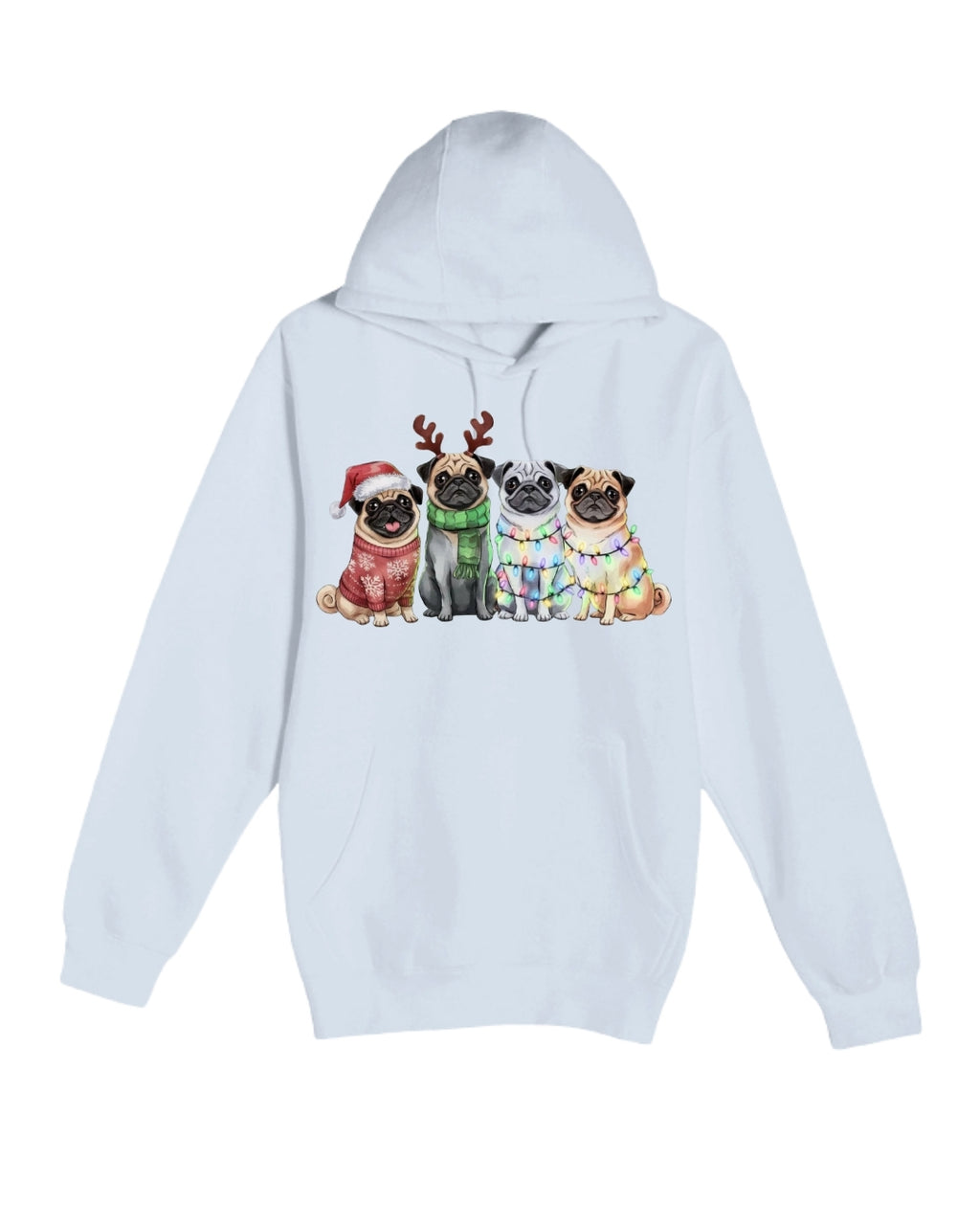 Festive Pug Christmas Apparel – Cute Holiday Dog Lover Gift