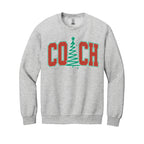 Holiday Crewneck Sweatshirt-Festive “Coach” Christmas Apparel – Holiday Gift for Sports Coaches