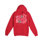 HOLIDAY HOODIE- Merry and Bright Pastel Christmas Graphic