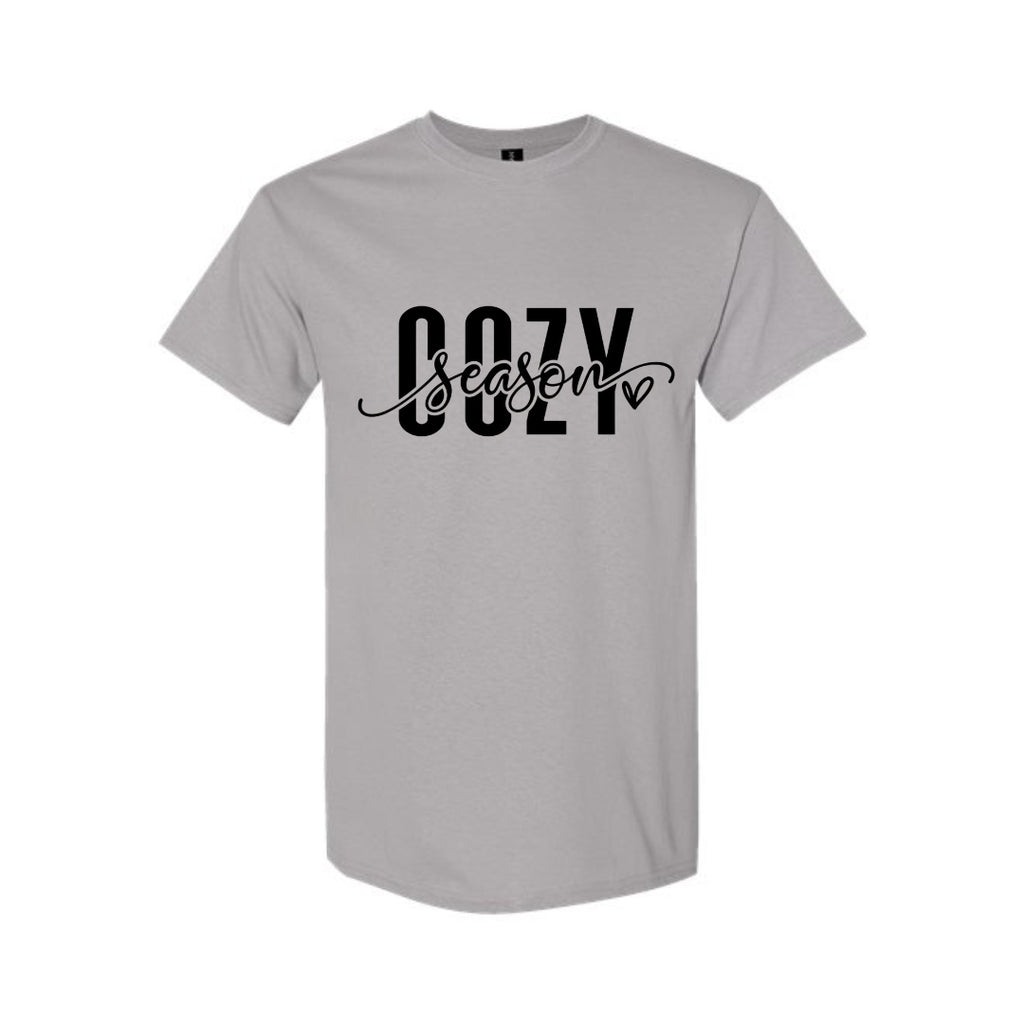 Minimalist Holiday Shirt - Cozy Season Script Design