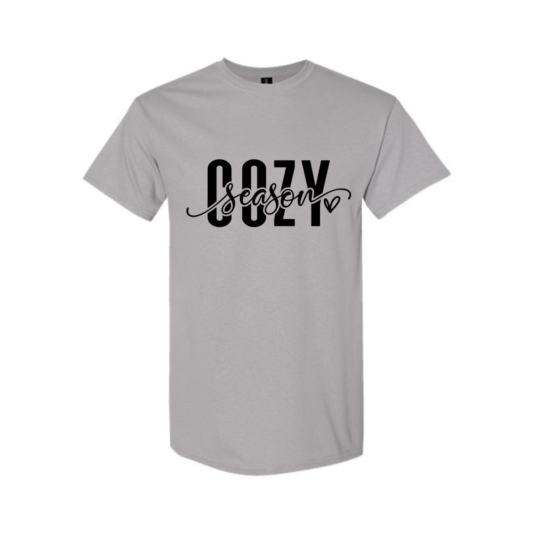 Minimalist Holiday Shirt - Cozy Season Script Design