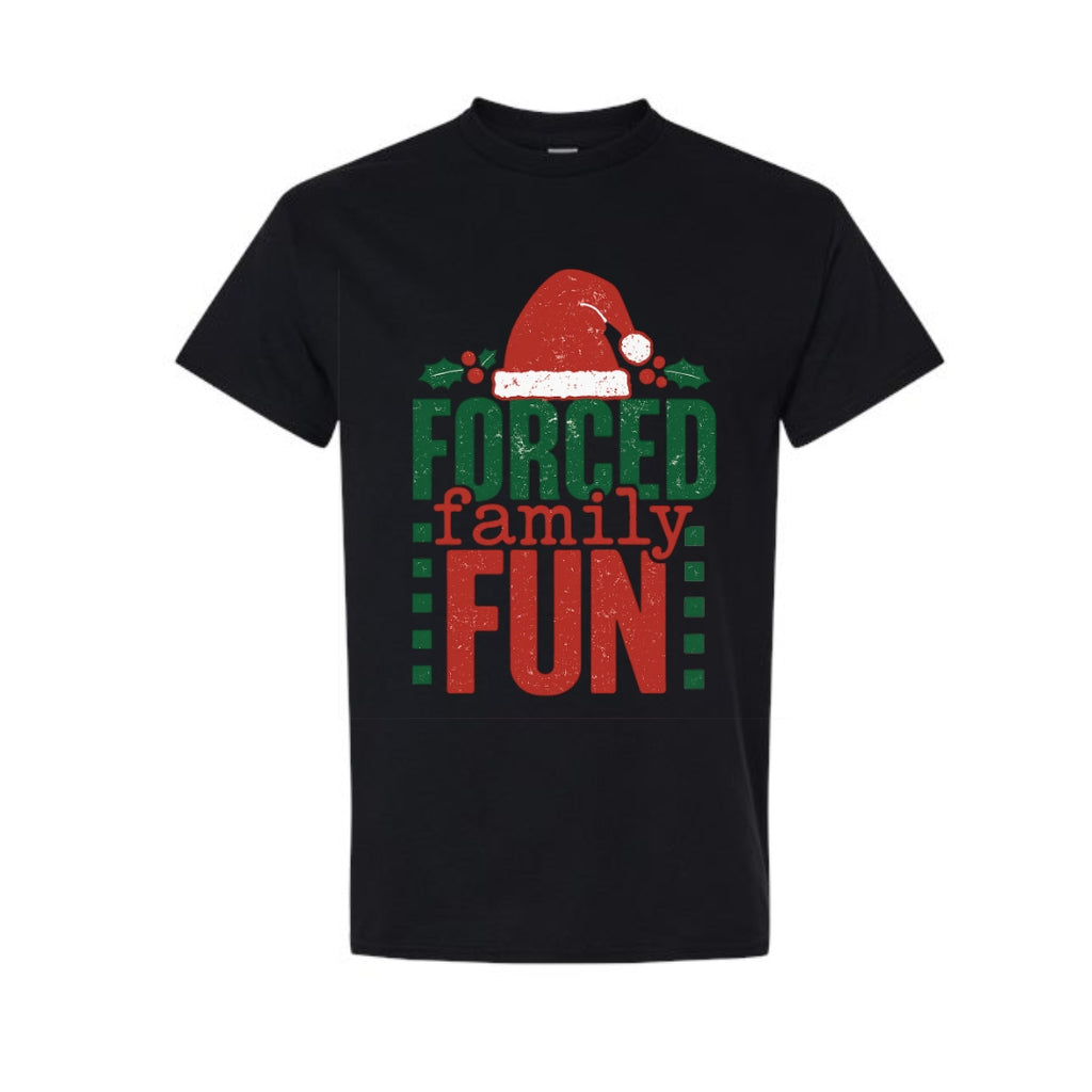 “Holiday Forced Family Fun Festive Humor Design”