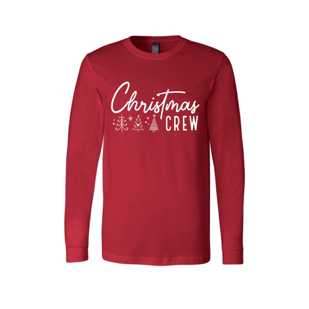 Minimalist Holiday Long Sleeves-Christmas Crew