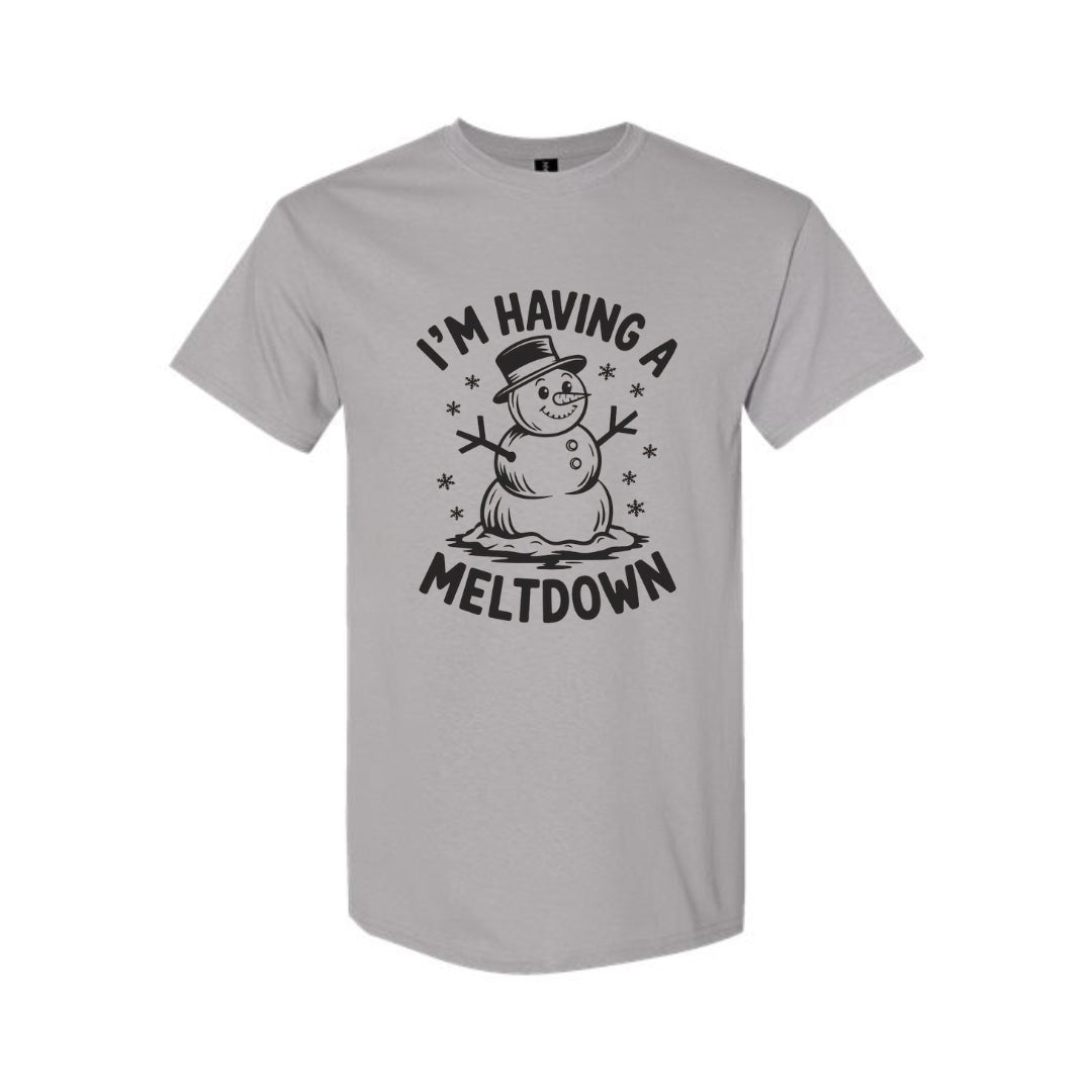 FUNNY HOLIDAY SHIRT: I’m Having a Meltdown – Funny Snowman Christmas Design