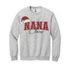 Holiday Crewneck Sweatshirt-Nana Claus Christmas Apparel – Festive Holiday Outfit for Proud Nanas