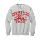 Holiday Crewneck Sweatshirt-“Merry Christmas” Bold Letter Design