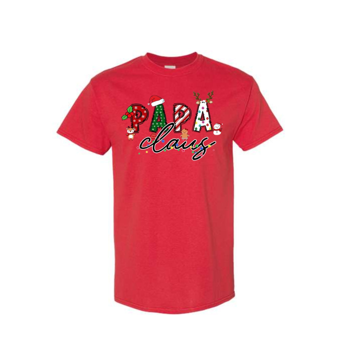 Holiday Shirt - Papa Claus Christmas Apparel – Fun and Festive Holiday Outfit for Proud Papas