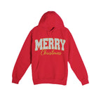 HOLIDAY HOODIE-“Merry Christmas” Glitter Varsity Design