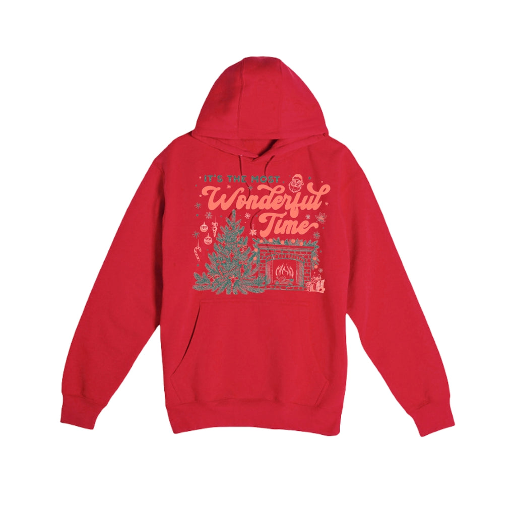 HOLIDAY HOODIE-It’s the Most Wonderful Time Christmas Graphic
