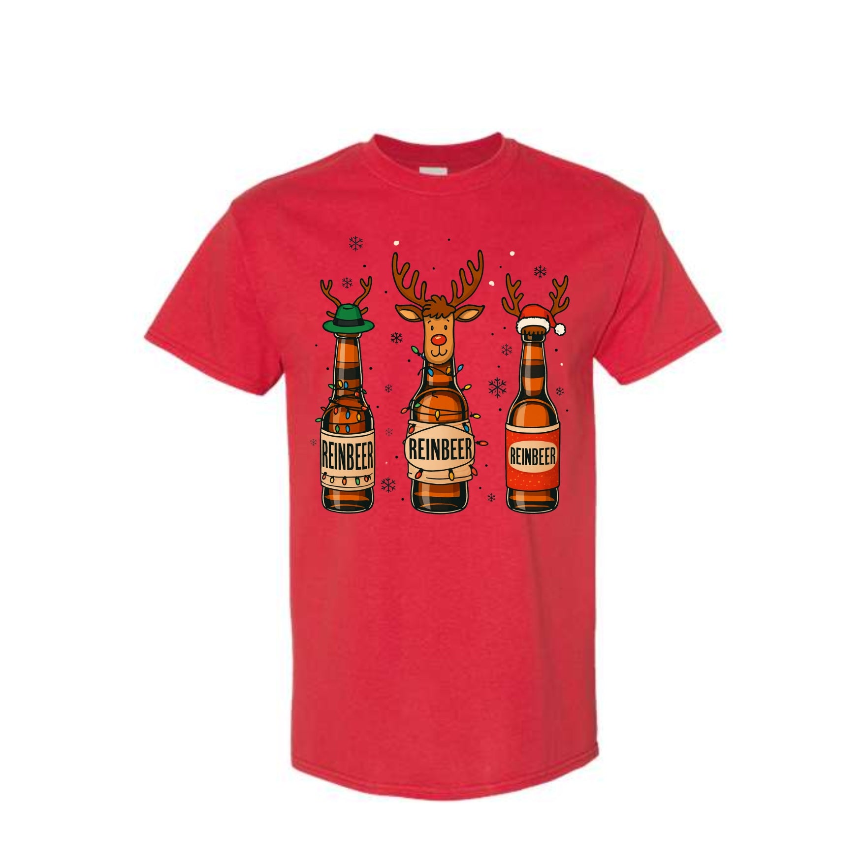 FUNNY HOLIDAY SHIRT: “Reinbeer Holiday Brew Crew Christmas Design”