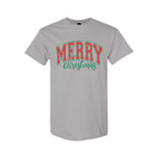 Minimalist Holiday Shirt - “Merry Christmas” Bold Letter Design