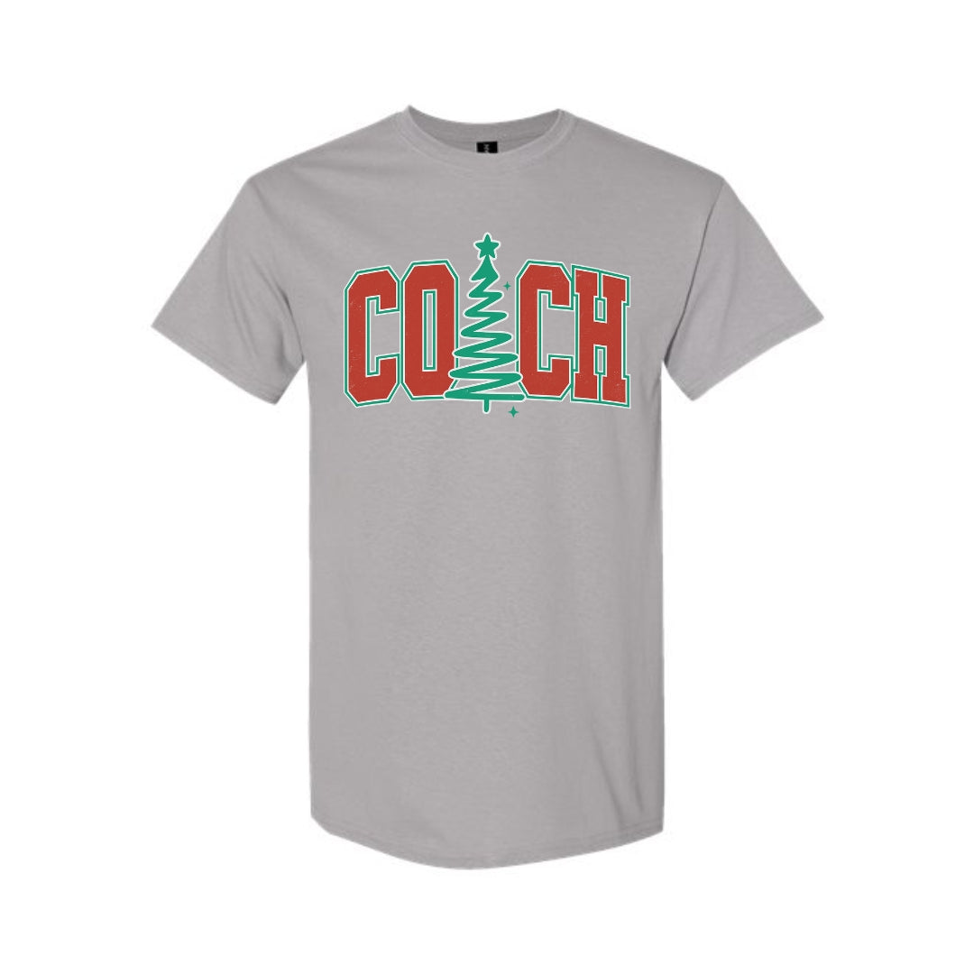 Holiday Shirt - Festive “Coach” Christmas Apparel – Holiday Gift for Sports Coaches