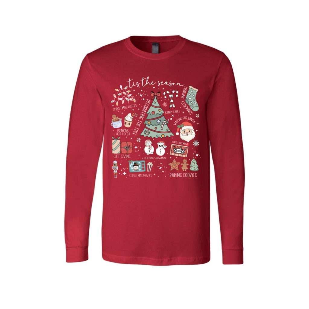 Holiday Long Sleeves- ‘Tis the Season’ Christmas Icons