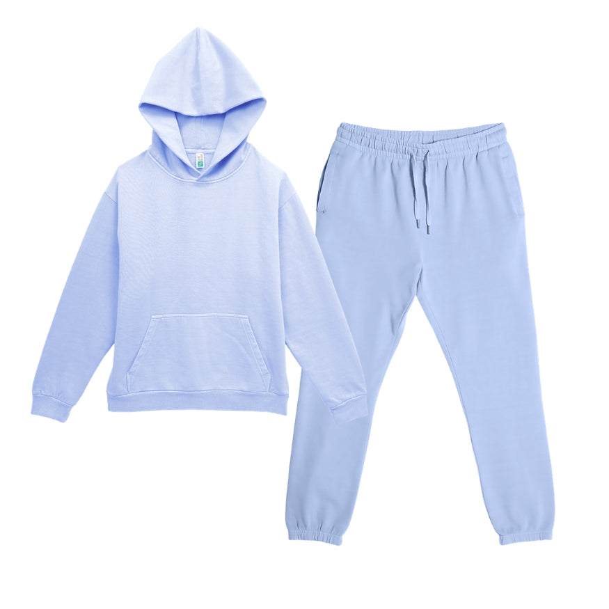 TL Lounge Faded Washed Set – Matching Hoodie & Jogger (Unisex)