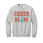 Holiday Crewneck Sweatshirt-Festive “Cheer Mom” Christmas Apparel – Perfect Holiday Spirit Wear for Cheer Moms