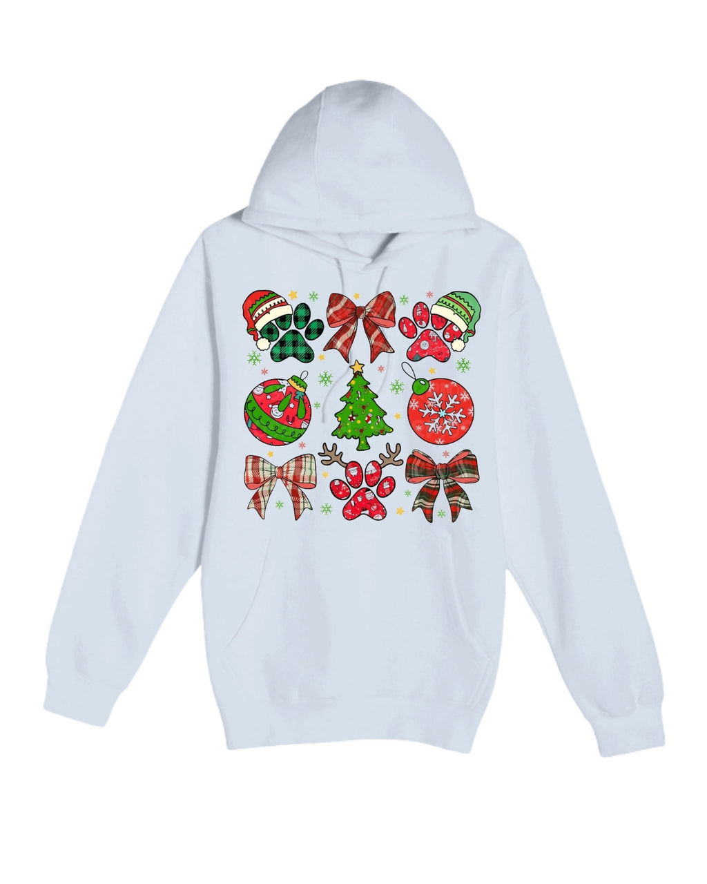 Paw Print Christmas Apparel – Festive Dog Lover Holiday Gift