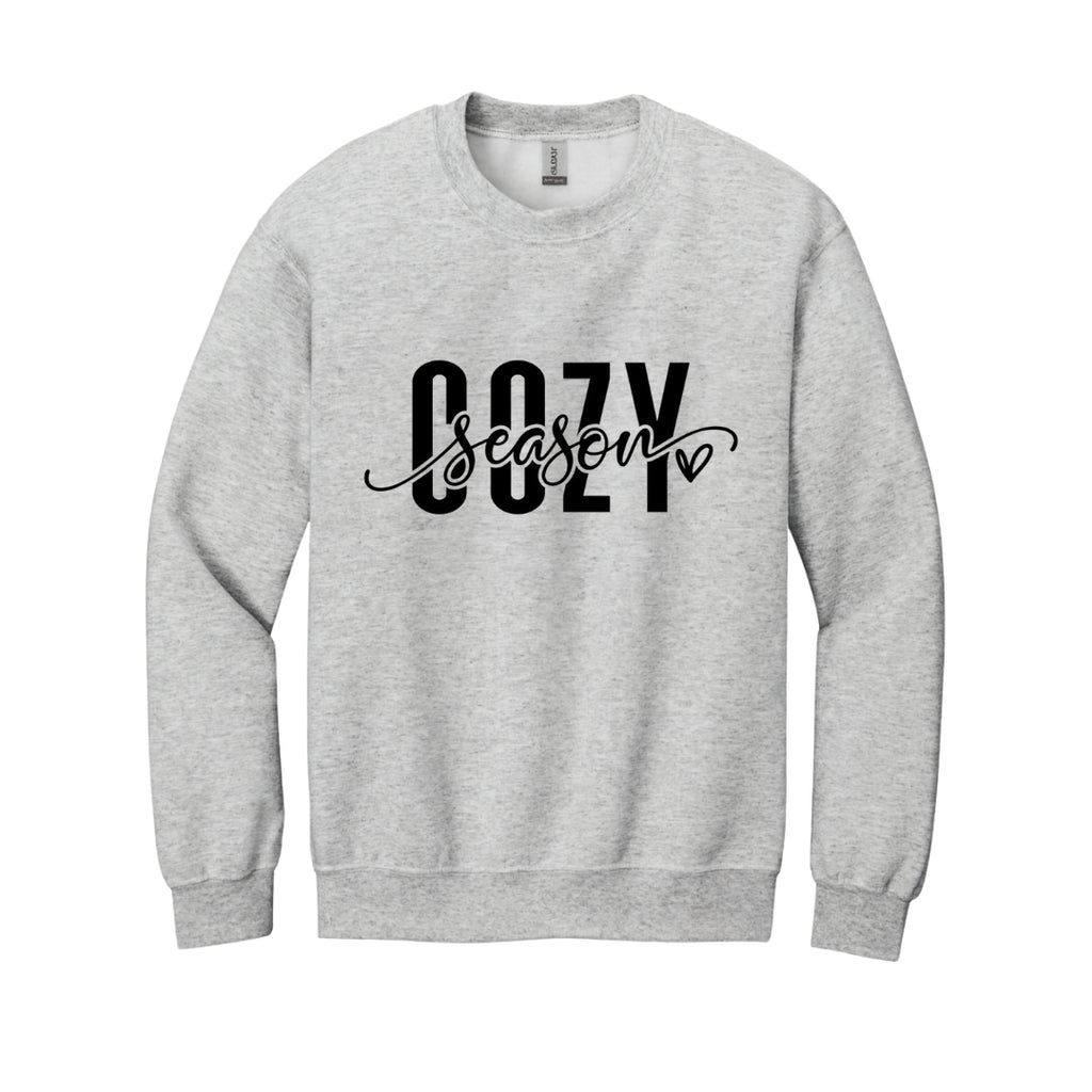 Holiday Crewneck Sweatshirt– Cozy Season Script Design