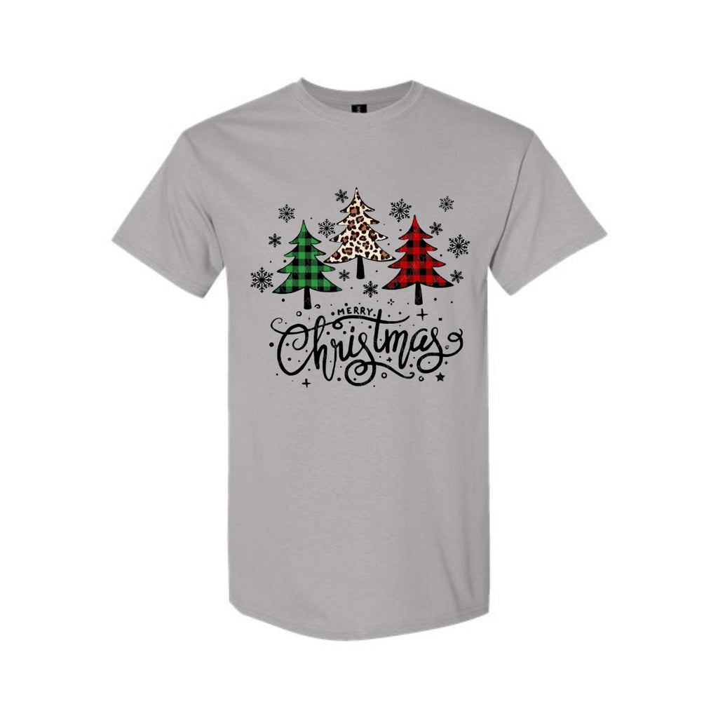 Holiday Shirt -Merry Christmas 3 Graphic Trees