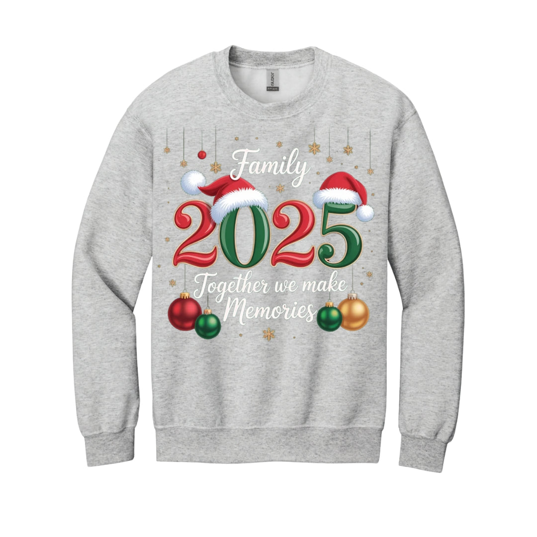 Holiday Crewneck Sweatshirt-Too Hot for Ugly Sweater” Holiday Graphic (Copy)