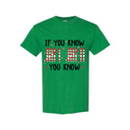 FUNNY HOLIDAY SHIRT: If You Know You Know Sweatshirt, Six Seven Meme Christmas