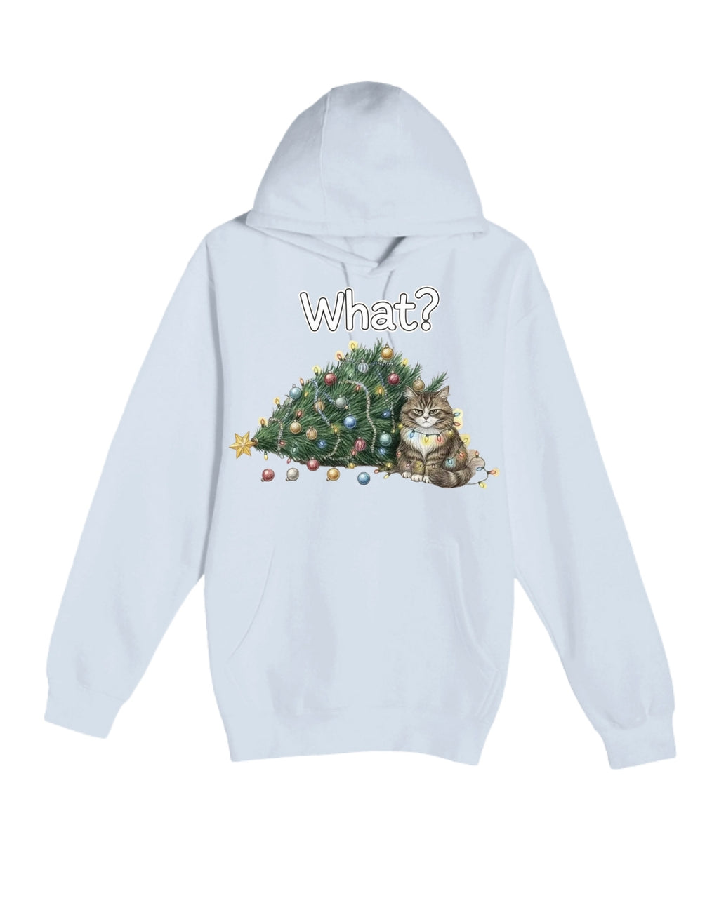 “What?” Holiday Cat Lover Gift