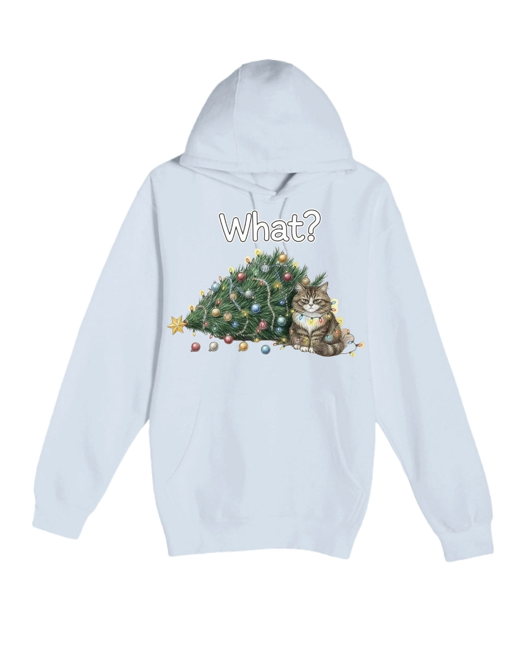 “What?” Holiday Cat Lover Gift