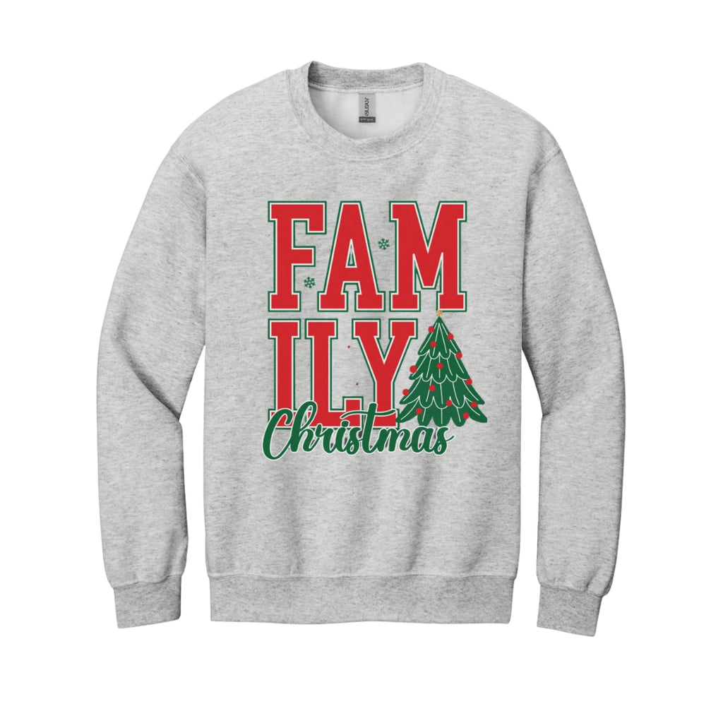 Holiday Crewneck Sweatshirt-FamILY Christmas