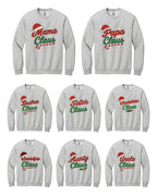 Holiday Crewneck Sweatshirt- Family Claus Christmas Apparel Collection – Matching Holiday Outfits for the Whole Family