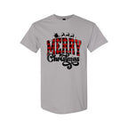 Holiday Shirt - Merry Christmas Buffalo Plaid Graphic