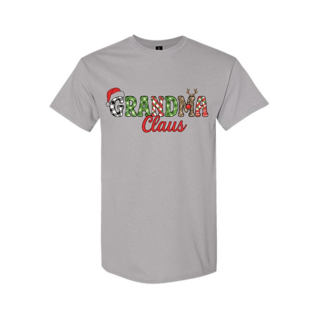 Holiday Shirt - Grandma Claus Christmas Apparel – Fun Holiday Outfit for Festive Grandmas