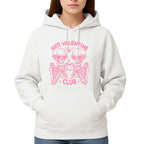 Anti Valentine Club Sweatshirt & Tee – Skeleton Heart Valentine Design
