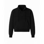 Half Time (Quarter Zip)-Black