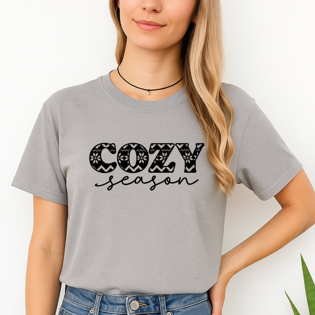 Minimalist Holiday Shirt - Cozy Season