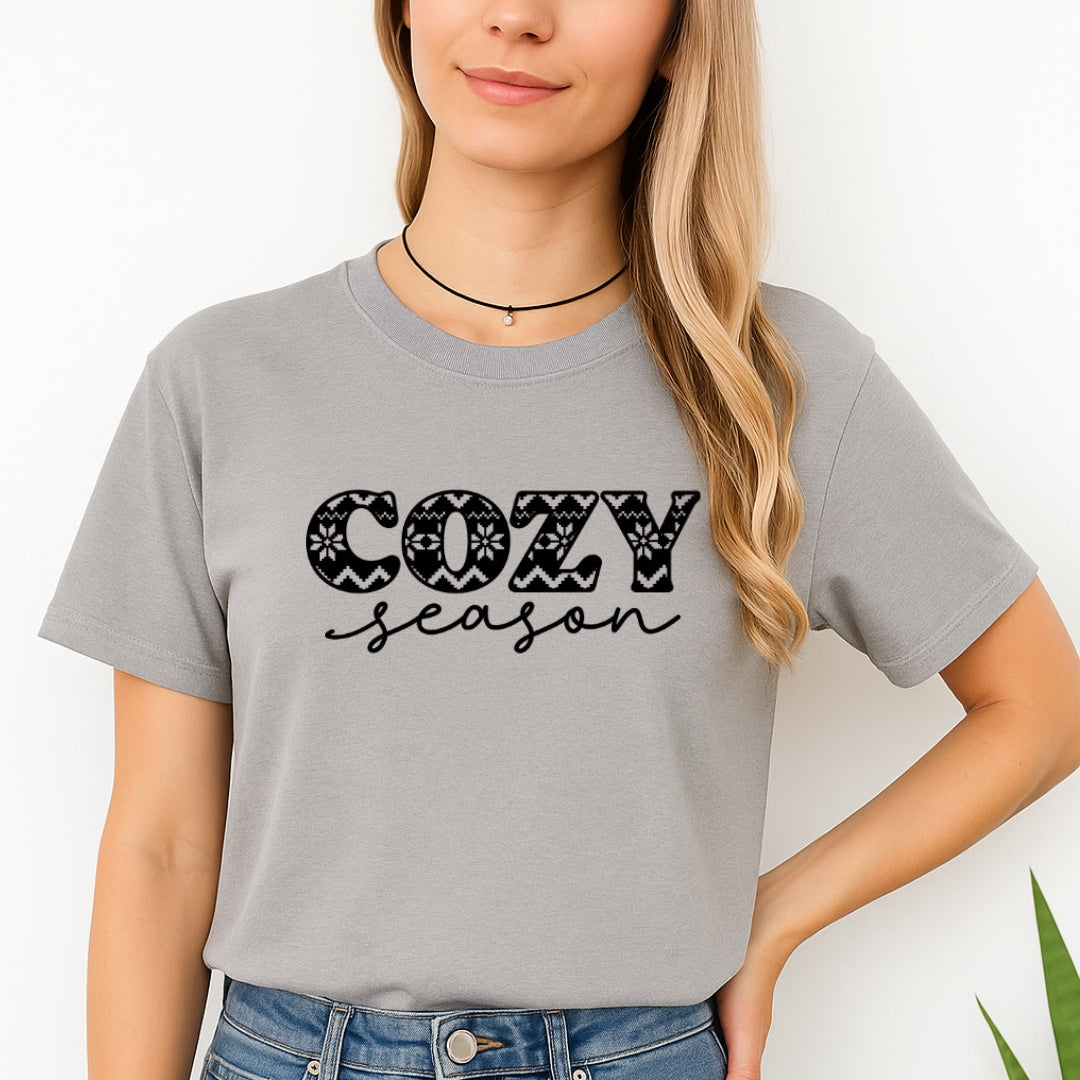 Minimalist Holiday Shirt - Cozy Season