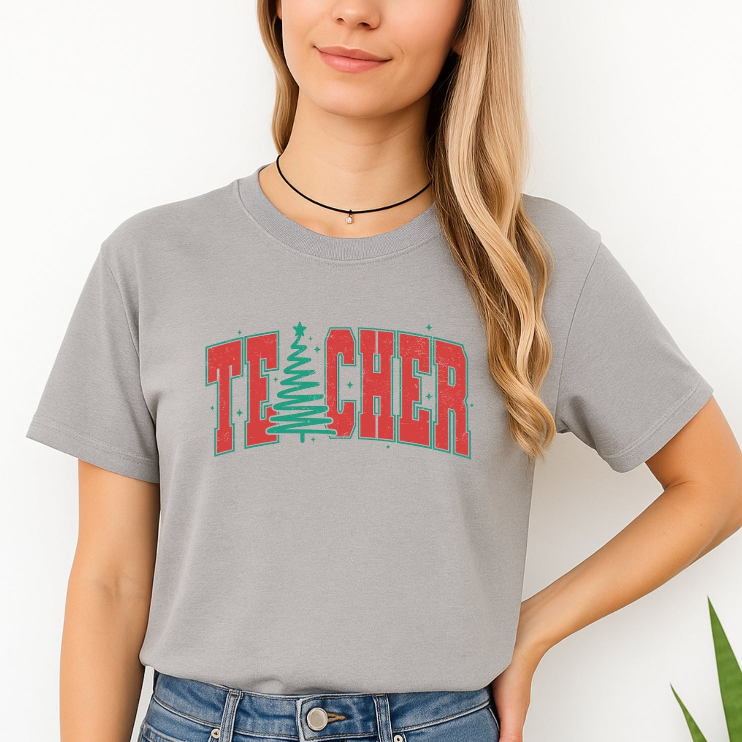 Holiday Shirt - Festive “Teacher” Christmas Apparel – Perfect Holiday Gift for Educators