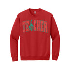 Holiday Crewneck Sweatshirt-Festive “Teacher” Christmas Apparel – Perfect Holiday Gift for Educators