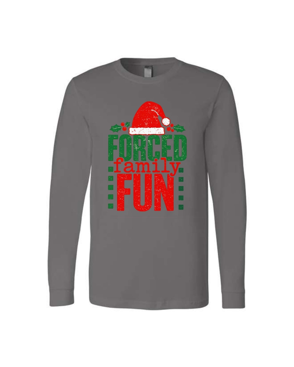 “Holiday Forced Family Fun Festive Humor Design”