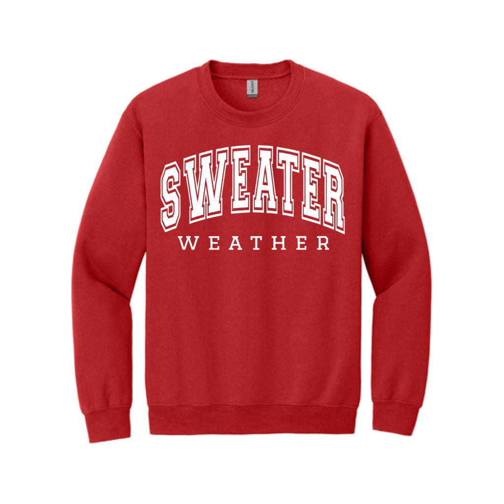 Holiday Crewneck Sweatshirt-Sweater Weather