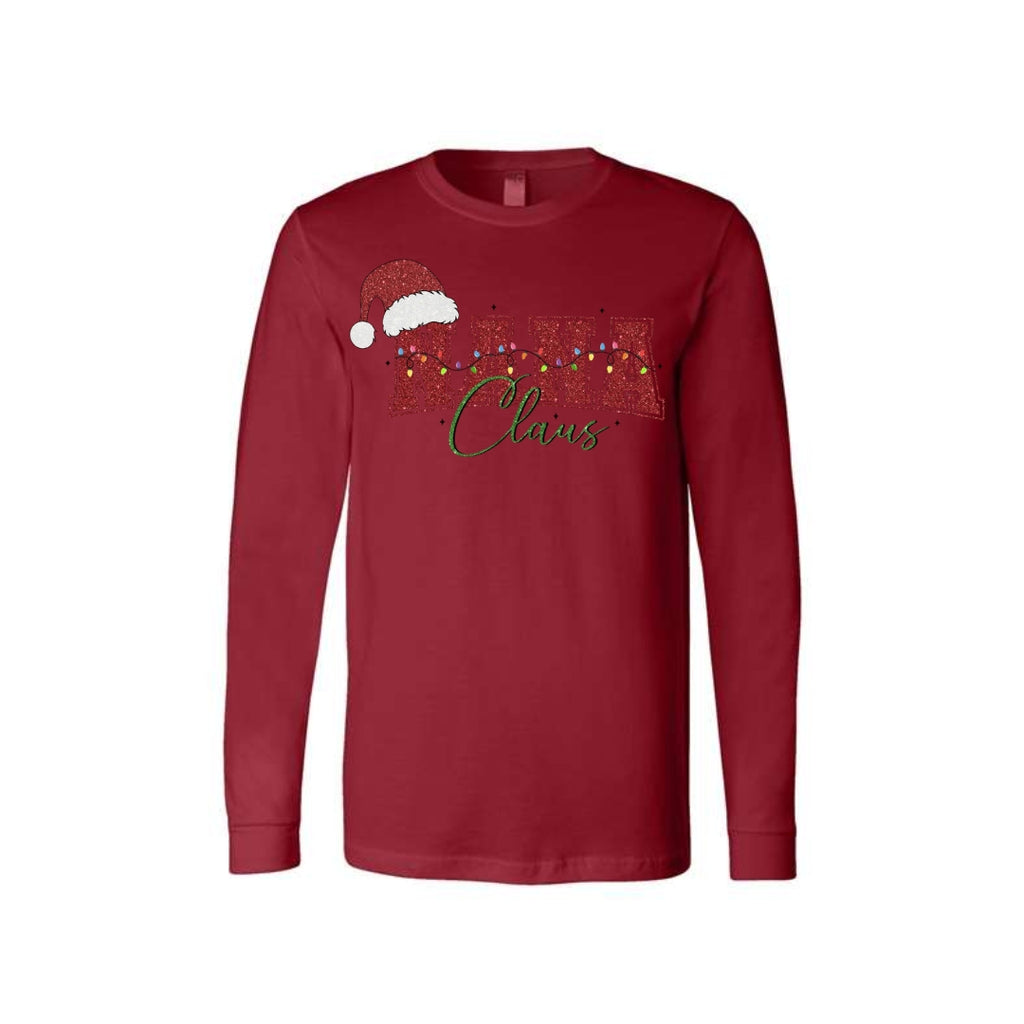 Holiday Long Sleeves- Nana Claus Christmas Apparel – Festive Holiday Outfit for Proud Nanas
