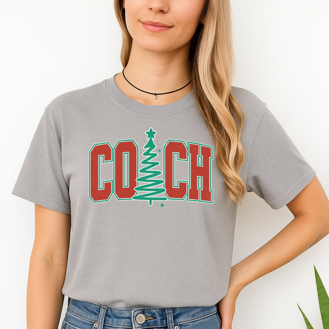 Holiday Shirt - Festive “Coach” Christmas Apparel – Holiday Gift for Sports Coaches