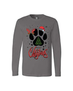 Merry Christmas Paw Print Holiday Apparel – Festive Pet Lover Christmas Design