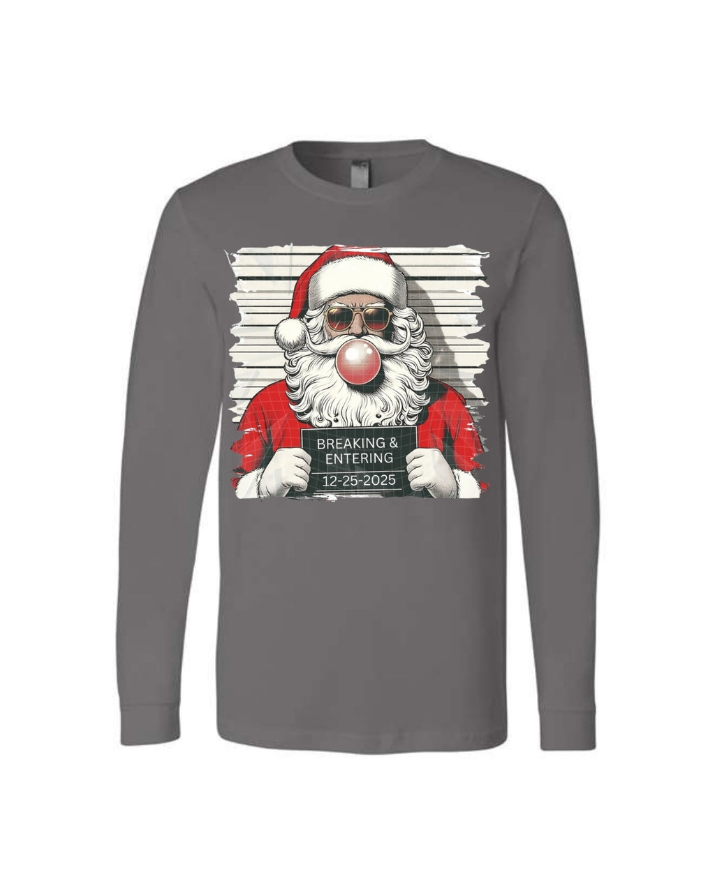 “Santa’s Christmas Mugshot Design”