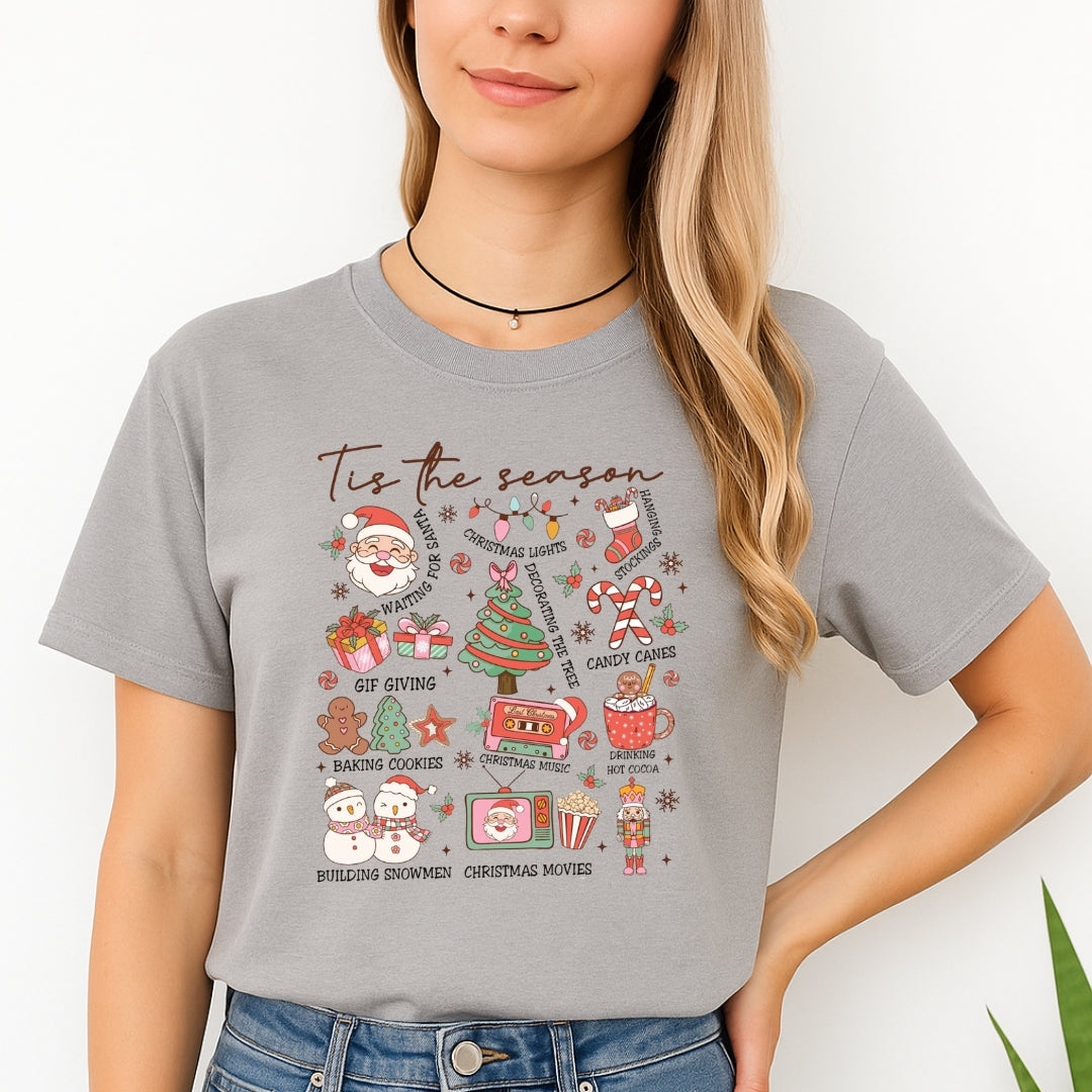 Holiday Shirt - ‘Tis the Season’ Christmas Icons