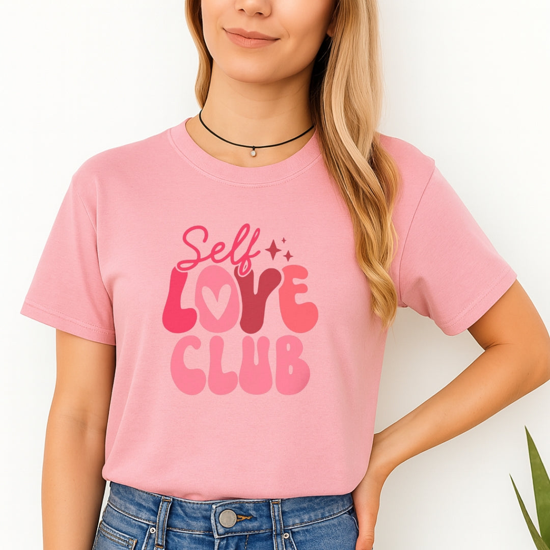 Self Love Club Sweatshirt & Tee – Valentine’s Day Self-Care Outfit
