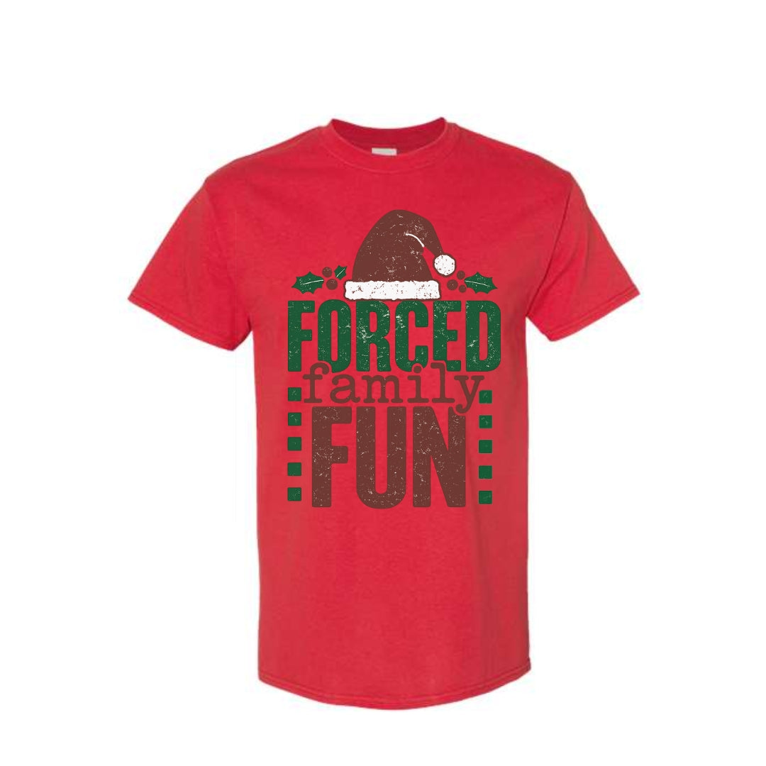 “Holiday Forced Family Fun Festive Humor Design”