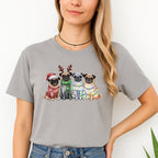 Merry & Furry Tees: Festive Pug Christmas Apparel – Cute Holiday Dog Lover Gift